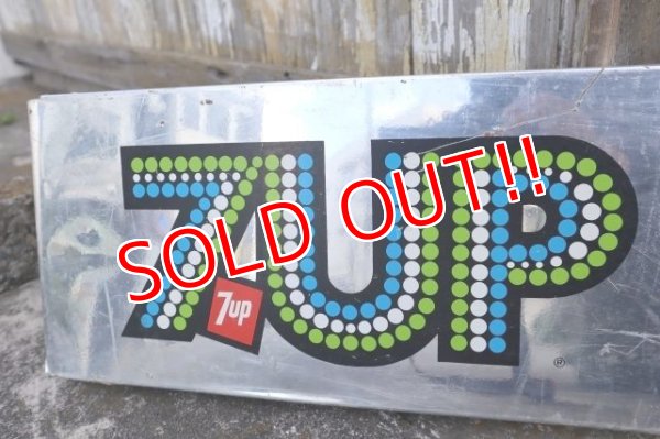 画像2: dp-240418-02 7UP / 1970's-1980's Metal Sign