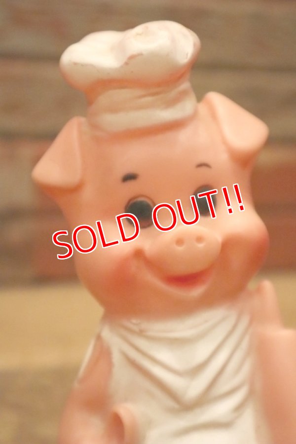 画像2: ct-240418-08 DREAMLAND 1962 Chef Pig Squeaky Doll