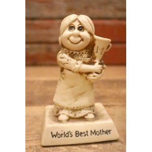 画像: ct-220901-15 RUSS BERRIE 1970's Message Doll "World's Best Mother"