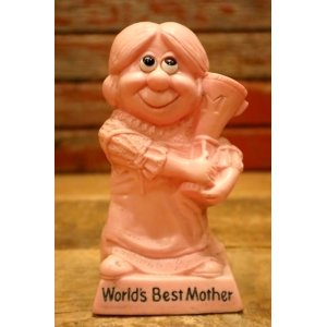 画像: ct-220901-15 R & W BERRIES 1970's Message Doll "World's Best Mother"