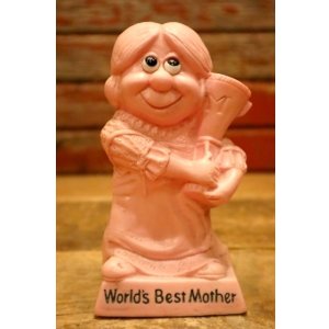 画像: ct-220901-15 R & W BERRIES 1970's Message Doll "World's Best Mother"