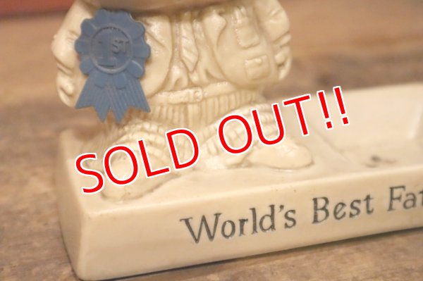 画像3: ct-220901-15 R & W BERRIES 1970's Message Doll "World's Best Father"