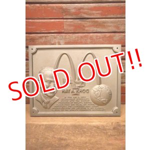 画像: dp-240418-01 McDonald's RAY A. KROC / Store Display Metal Sign