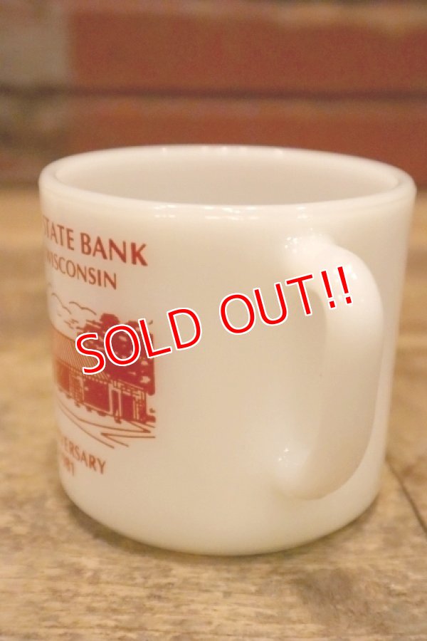 画像4: kt-220301-12 MARKESAN STATE BANK / Anchor Hocking 1980's Mug