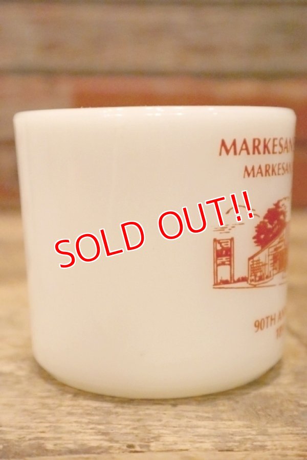 画像3: kt-220301-12 MARKESAN STATE BANK / Anchor Hocking 1980's Mug