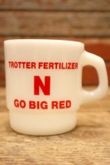 画像: kt-220301-14 TROTTER FERTILIZE N GO BIG RED / Anchor Hocking 1980's Mug