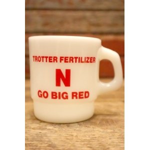 画像: kt-220301-14 TROTTER FERTILIZE N GO BIG RED / Anchor Hocking 1980's Mug