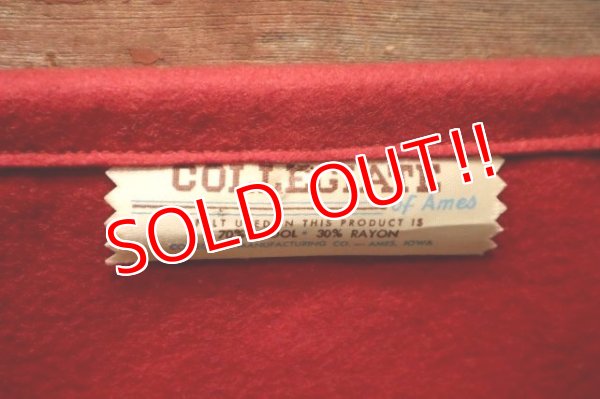 画像9: nt-240505-02 COE COLLEGE / Collegiate 1967-1968 Felt Banner Calendar