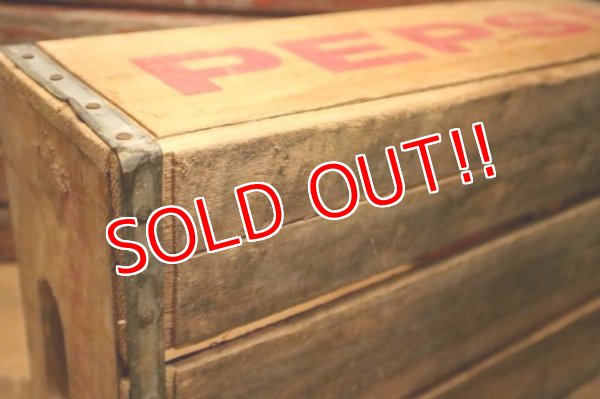 画像10: nt-240505-03 PEPSI / Vintage Wood Box