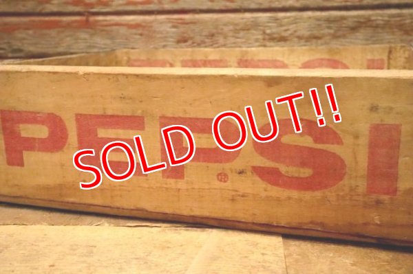 画像2: nt-240505-03 PEPSI / Vintage Wood Box