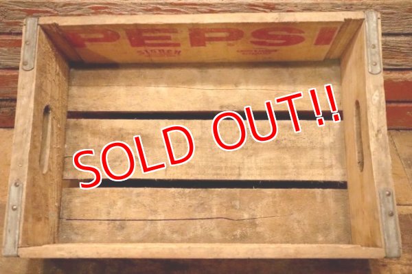 画像8: nt-240505-03 PEPSI / Vintage Wood Box