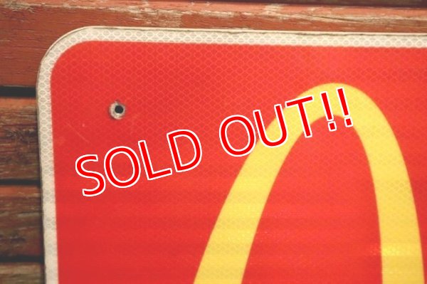 画像3: dp-240508-03 McDonald's / 24 HOURS Road Side Sign