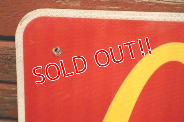 画像2: dp-240508-02 McDonald's / 24 HRS Road Side Sign