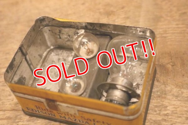 画像7: dp-240508-106 EDISON MAZDA LAMPS (GE) / 1930's For your PROTECTION always carry Tin Box