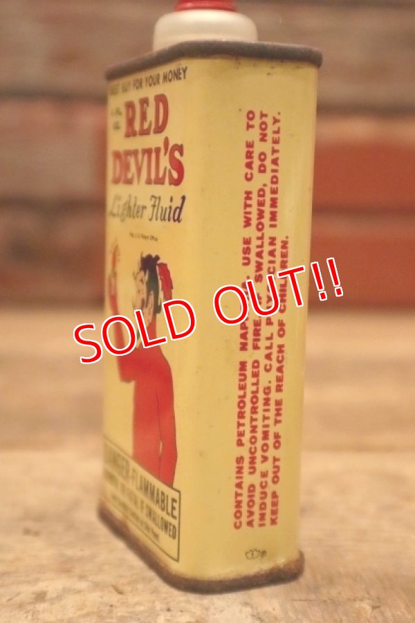画像4: dp-240508-73 RED DEVIL'S Lighter Fluid 4 FL.OZ Handy Oil Can