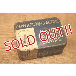 画像: dp-240508-104 GENERAL ELECTRIC / 1930's-1940's MAZDA AUTO LAMP Tin Box