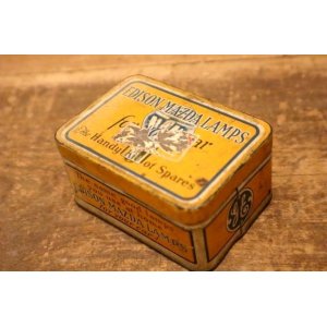画像: dp-240508-105 EDISON MAZDA LAMPS (GE) / 1930's The Handy Kit of Spares Tin Box