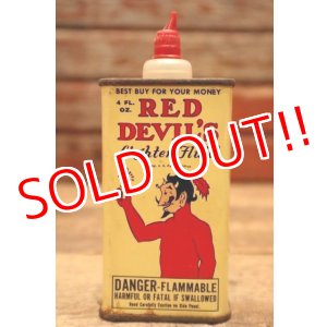 画像: dp-240508-73 RED DEVIL'S Lighter Fluid 4 FL.OZ Handy Oil Can
