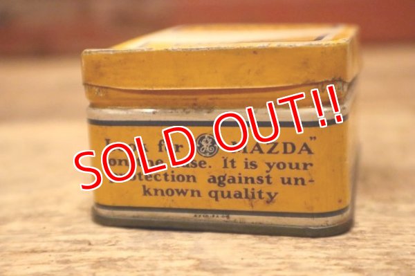 画像3: dp-240508-106 EDISON MAZDA LAMPS (GE) / 1930's For your PROTECTION always carry Tin Box