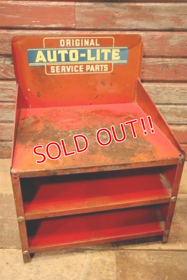 画像1: dp-240508-84 AUTO-LITE / SERVICE PARTS 1950's-1960's Metal Display Rack