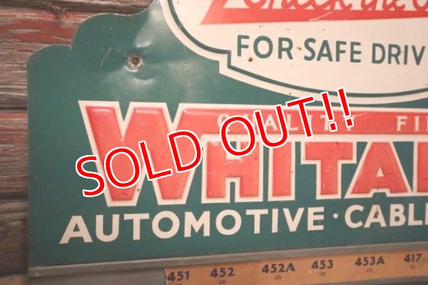 画像3: dp-240508-86 WHITAKER AUTOMOTIVE CABLE SETVICE / 1950's-1960's Metal Hook Display