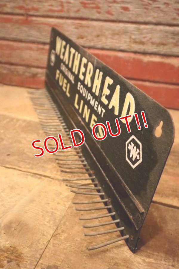 画像8: dp-240508-87 WEATHERHEAD FUEL LINES / 1950's Metal Hook Display