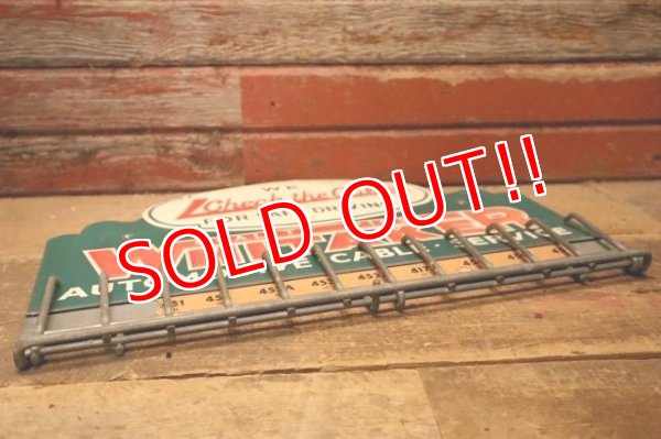 画像8: dp-240508-86 WHITAKER AUTOMOTIVE CABLE SETVICE / 1950's-1960's Metal Hook Display