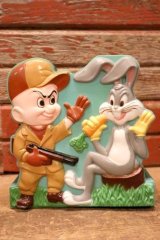 画像: ct-240301-19 Bugs Bunny & Elmer Fudd / JANEX CORP. 1970's Talking Coin Bank
