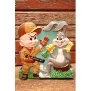 画像: ct-240301-19 Bugs Bunny & Elmer Fudd / JANEX CORP. 1970's Talking Coin Bank