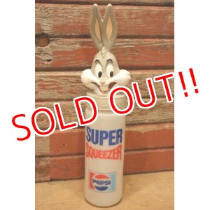 画像: ct-240418-74 Bugs Bunny / PEPSI 1990 SUPER SQUEEZER Plastic Bottle