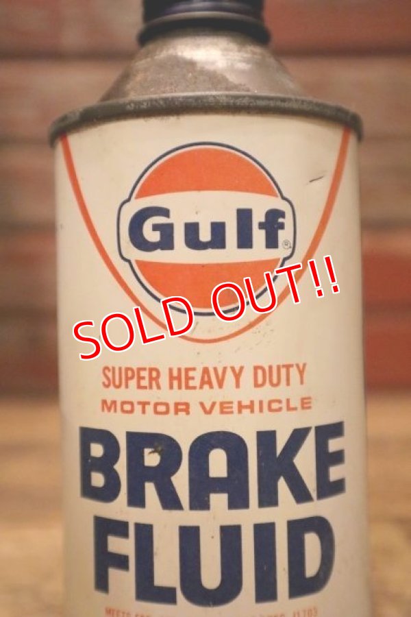 画像2: dp-240508-126 Gulf BRAKE FLUID 12 FL. OZ. Can