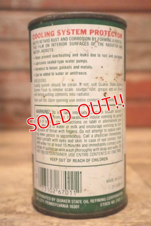 画像2: dp-240508-126 QUAKER STATE COOLING SYSTEM PROTECTER 11 FL. OZ. Can