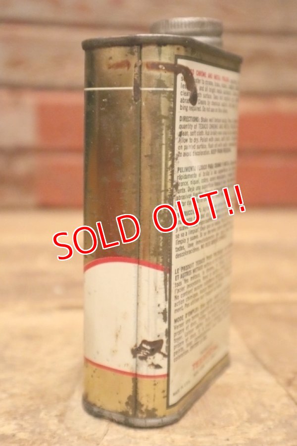 画像4: dp-240508-126 TEXACO / 1960's Chrome and Metal Polish Can