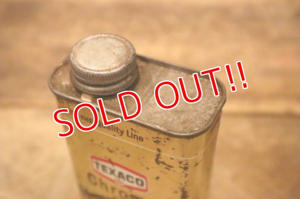 画像6: dp-240508-126 TEXACO / 1960's Chrome and Metal Polish Can