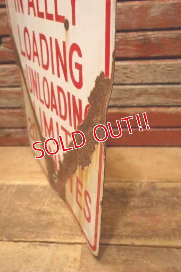 画像5: dp-240508-103 NO PARKING IN ALLEY / Enamel Road Sign