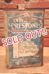 画像: dp-240508-15 EVEREADY PRESTONE / 1920's-1930's THE PERFECT ANTI-FREEZE ONE U.S.GALLON CAN