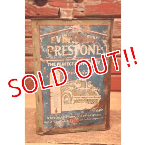 画像: dp-240508-15 EVEREADY PRESTONE / 1920's-1930's THE PERFECT ANTI-FREEZE ONE U.S.GALLON CAN