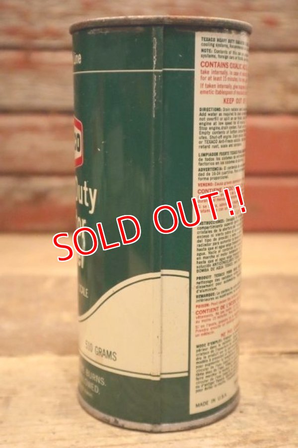 画像4: dp-240508-50 TEXACO / 1960's Heavy Duty Radiator Cleaner Can
