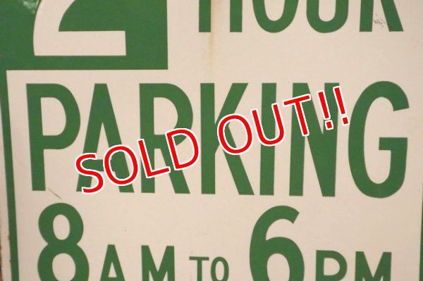 画像3: dp-240508-103 2 HOUR PARKING / Enamel Road Sign