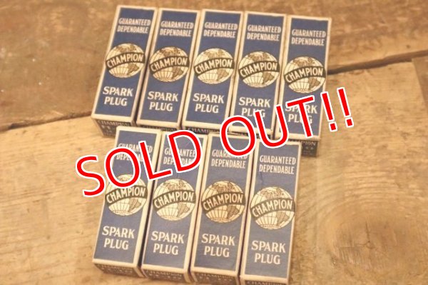 画像3: dp-240508-108 CHAMPION SPARK PLUGS / 1930's-1940's "H-10" Box of 9