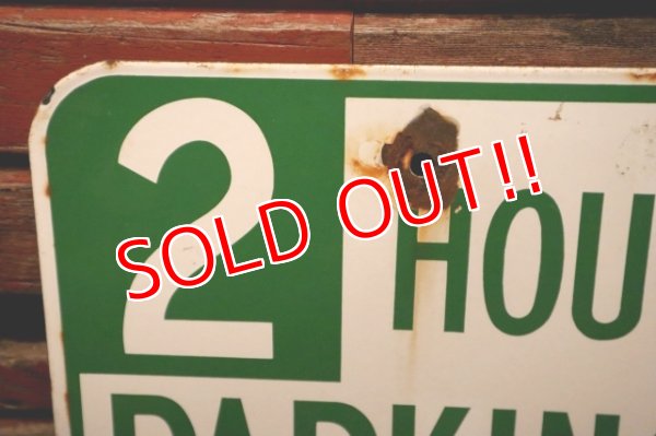 画像2: dp-240508-103 2 HOUR PARKING / Enamel Road Sign