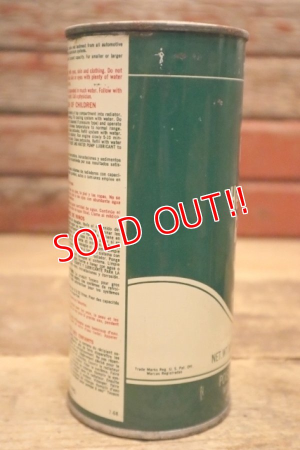 画像5: dp-240508-50 TEXACO / 1960's Heavy Duty Radiator Cleaner Can
