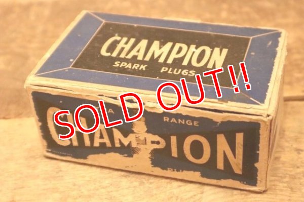 画像1: dp-240508-108 CHAMPION SPARK PLUGS / 1930's-1940's "H-10" Box of 9