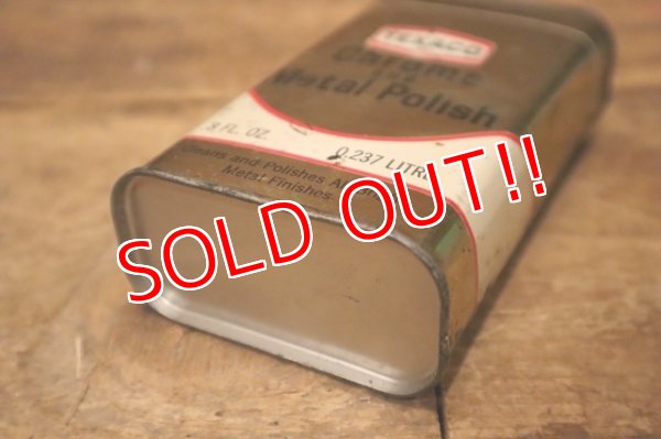 画像7: dp-240508-126 TEXACO / 1960's Chrome and Metal Polish Can