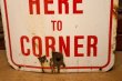 画像4: dp-240508-103 NO PARKING HERE TO CORNER / Enamel Road Sign