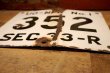 画像6: dp-240508-103 UO-NPR NO.1 352 SEC. 33-R / Oil Terminal Enamel Sign