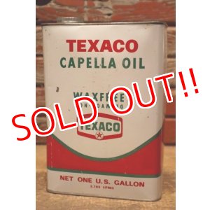 画像: dp-240508-72 TEXACO / CAPELLA OIL 1960's ONE U.S. GALLON CAN