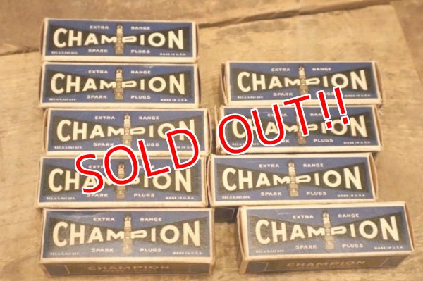 画像5: dp-240508-108 CHAMPION SPARK PLUGS / 1930's-1940's "H-10" Box of 9