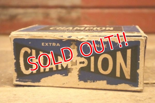 画像12: dp-240508-108 CHAMPION SPARK PLUGS / 1930's-1940's "H-10" Box of 9