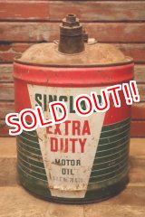 画像: dp-240508-31 SINCLAIR / EXTRA DUTY MOTOR OIL 1940's-1950's 5 Gallons Can